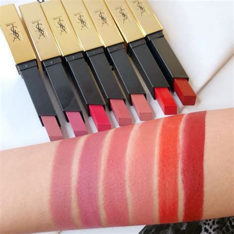 ysl rouge pur couture the slim strange orangeswatches|YSL pur couture lipstick.